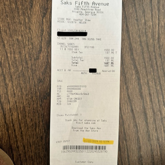 Chanel Quilted Loafers - size 6.5. NEW - worn once. Receipt photo included. - Picture 5 of 10